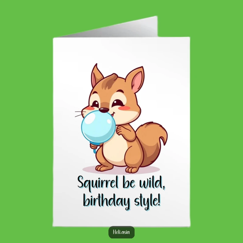 Free Printable Birthday Card A Curious Squirrels Water Balloon Gag Gift Downloadable